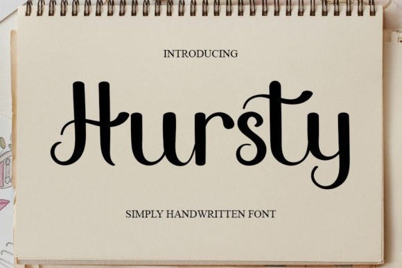 Hursty Font Poster 1