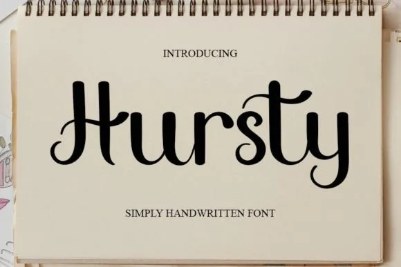 Hursty Font Hursty Font Poster 1