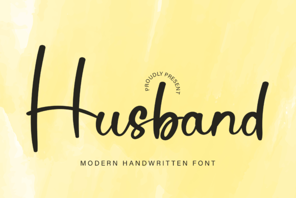 Husband Font Poster 1