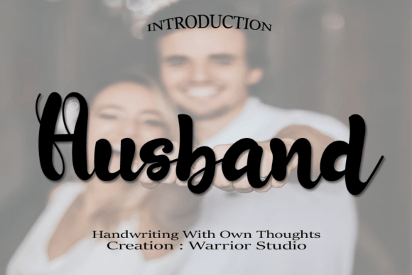 Husband Font