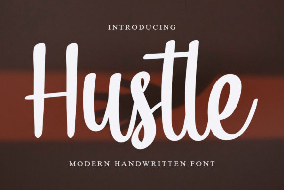 Hustle Font Poster 1