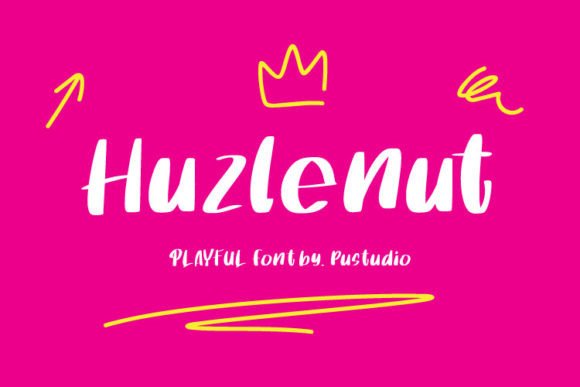 Huzlenut Font Poster 1