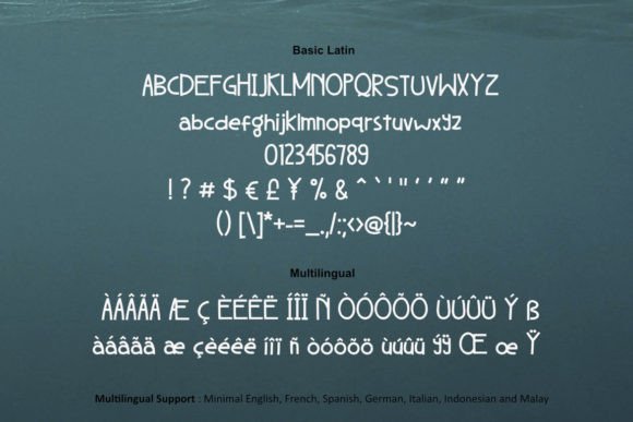 Ikan Mas Font Poster 2