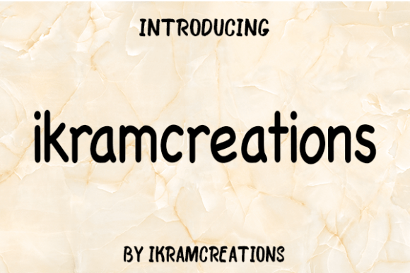 Ikramcreations Font