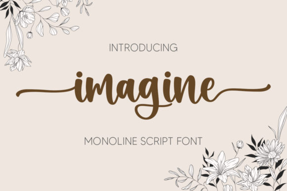 Imagine Font Poster 1