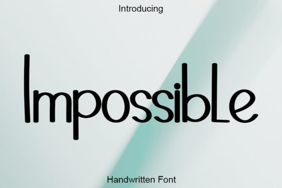 Impossible Font