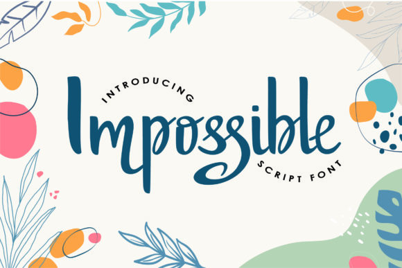 Impossible Font Poster 1