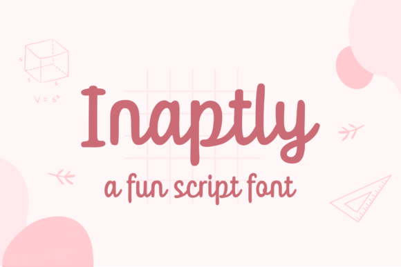 Inaptly Font Poster 1