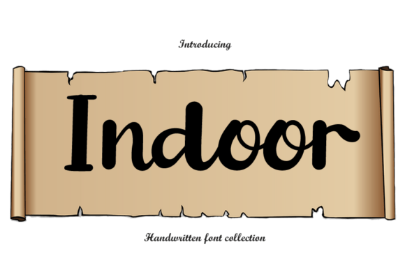 Indoor Font Poster 1