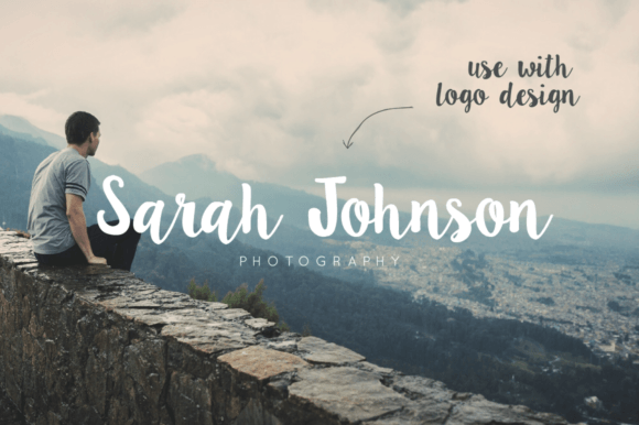 Ink Blossoms Font Poster 2