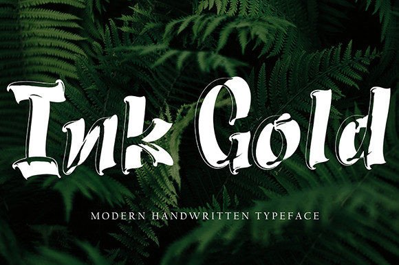 Ink Gold Font