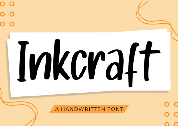 Inkcraft Font Inkcraft Font Poster 1