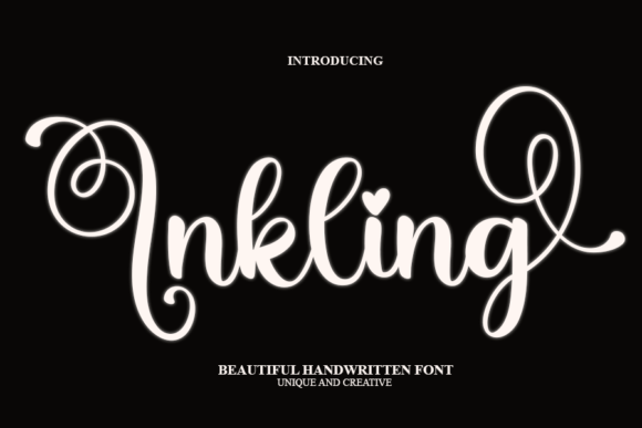 Inkling Font Poster 1