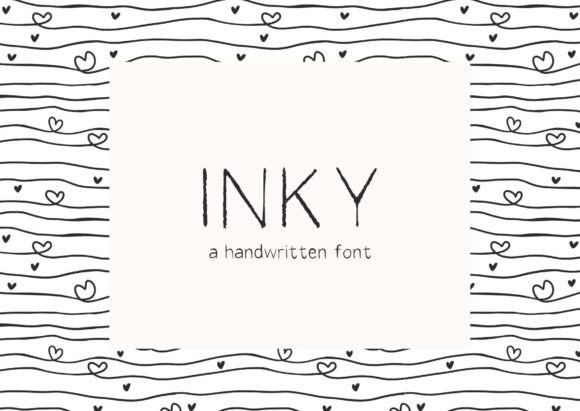 Inky Font Poster 1