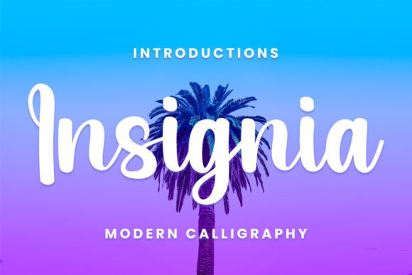 Insignia Font Poster 1