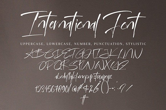 International Font Poster 10