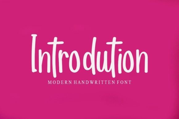 Introdution Font Poster 1