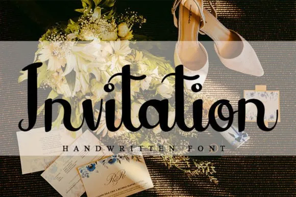 Invitation Font Invitation Font Poster 1