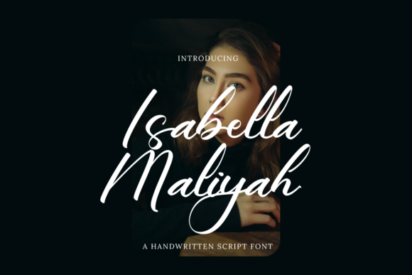 Isabella Maliyah Font Poster 1