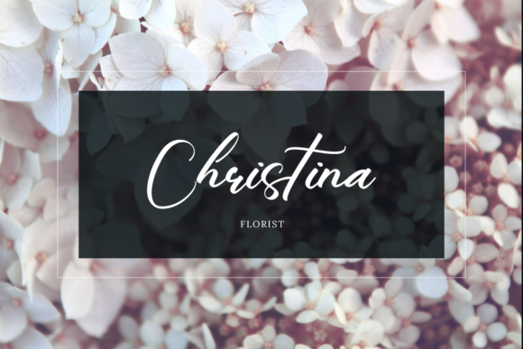 Isabella Maliyah Font Poster 3