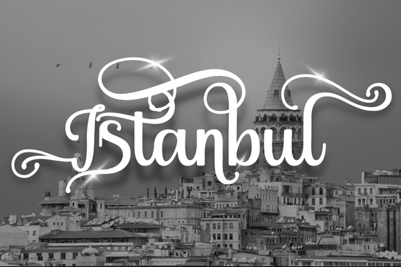 Istanbul Font Poster 1