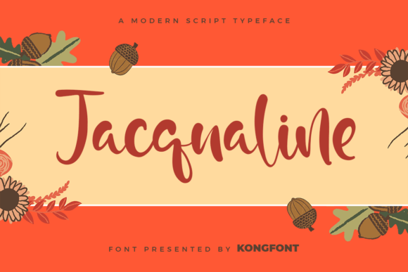 Jacqualine Font Poster 1