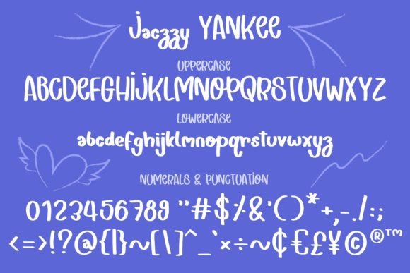 Jaczzy Yankee Font Poster 2