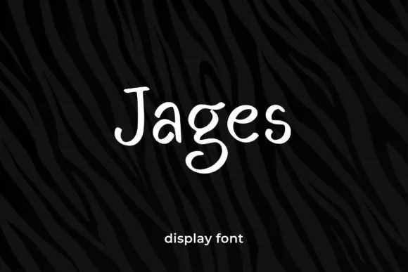 Jages Font Jages Font Poster 1