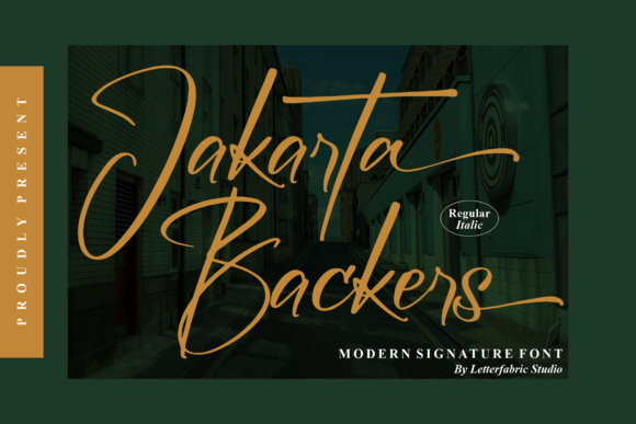 Jakarta Backers Font Poster 1