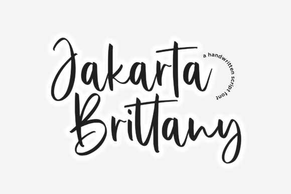 Jakarta Brittany Font Poster 1