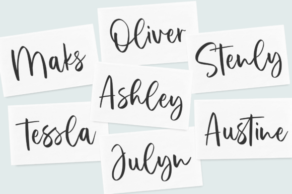 Jakarta Brittany Font Poster 4