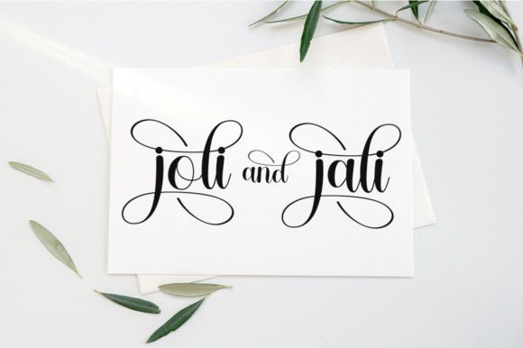 Jallia Love Font Poster 5