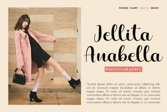 Jambul Font Poster 2