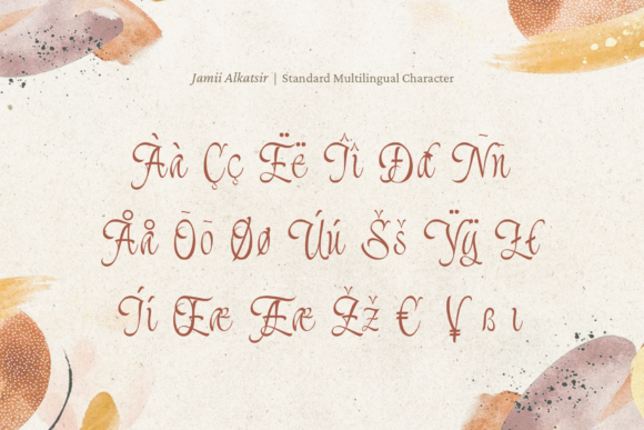 Jamii Alkatsir Font Poster 12