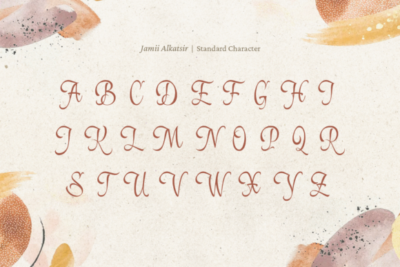 Jamii Alkatsir Font Poster 9