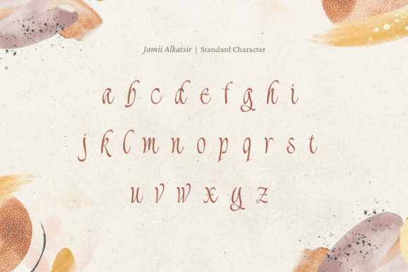 Jamii Alkatsir Font Poster 10