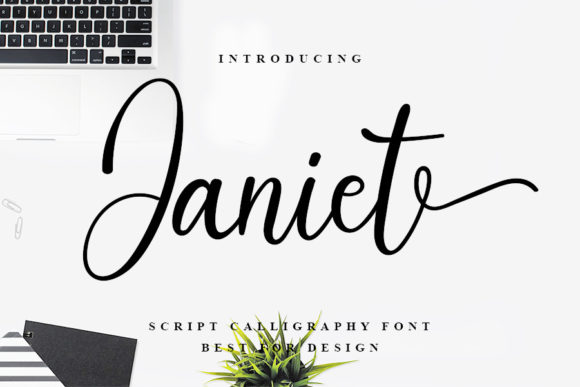 Janiet Font Poster 1