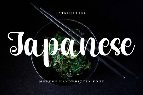 Japanese Font Poster 1