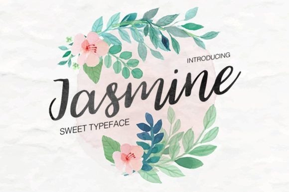 Jasmine Font Poster 1