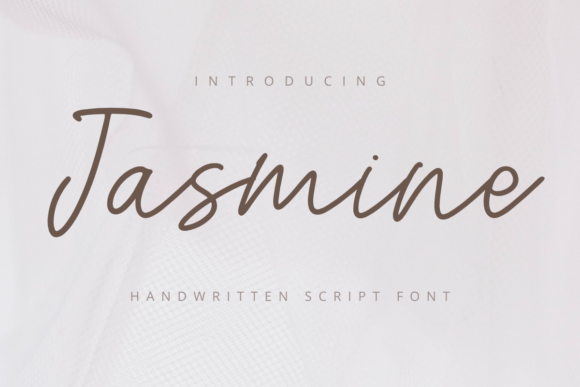 Jasmine Font Poster 1