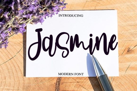 Jasmine Font Poster 1