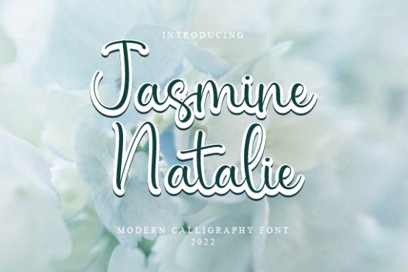 Jasmine Natalie Font Poster 1