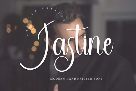 Jastine Font Jastine Font Poster 1