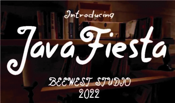 Java Fiesta Font Poster 4