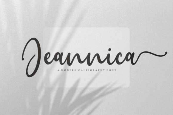 Jeannica Font Poster 1