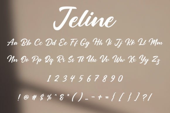 Jeline Font Poster 6