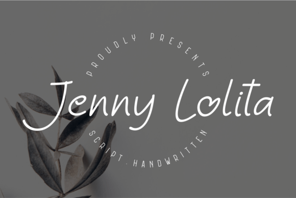 Jenny Lolita Font Jenny Lolita Font Poster 1