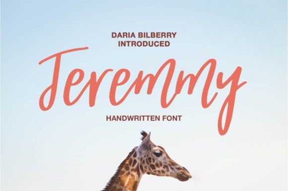 Jeremmy Font Poster 1