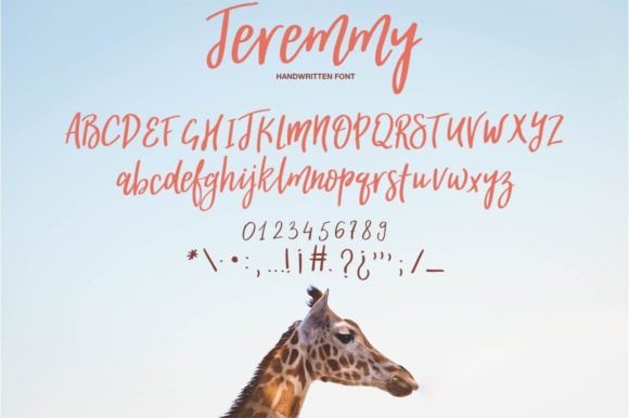 Jeremmy Font Poster 7