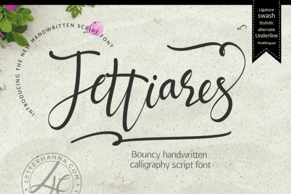 Jettiares Font Poster 1